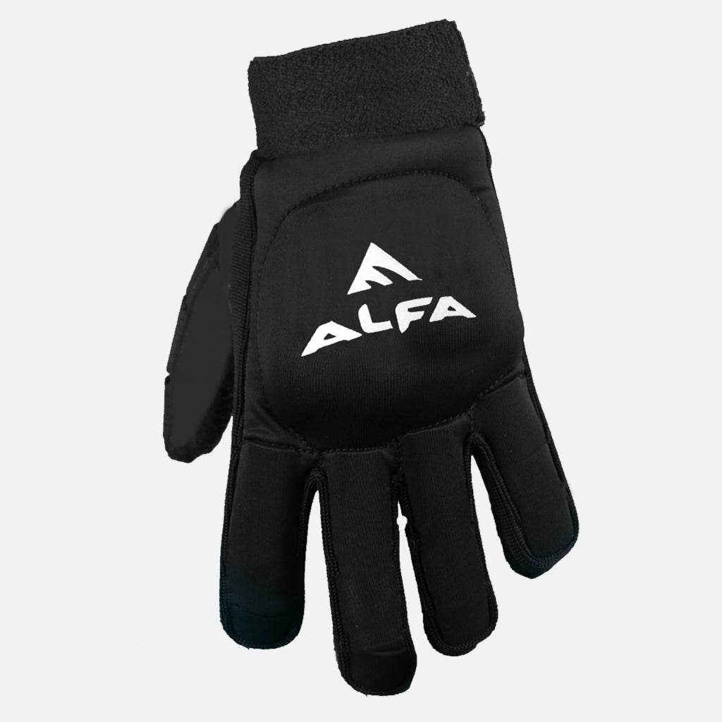 ALFA Black Padded Gloves - Full