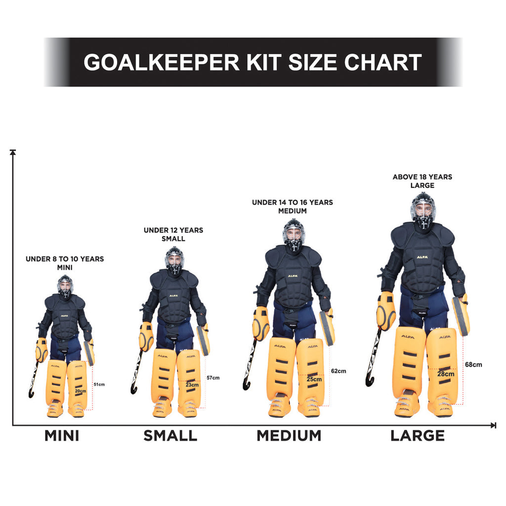 Under 12 Hockey Goalkeeper Kit (Mini)